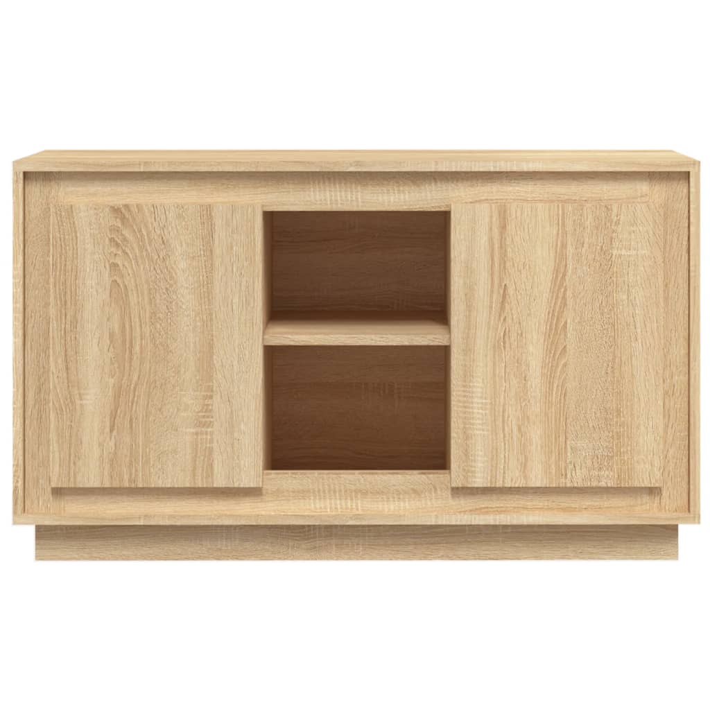 skænk 102x35x60 cm konstrueret træ sonoma-eg