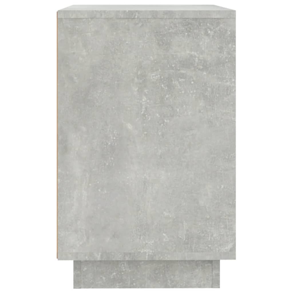 skænk 102x35x60 cm konstrueret træ betongrå