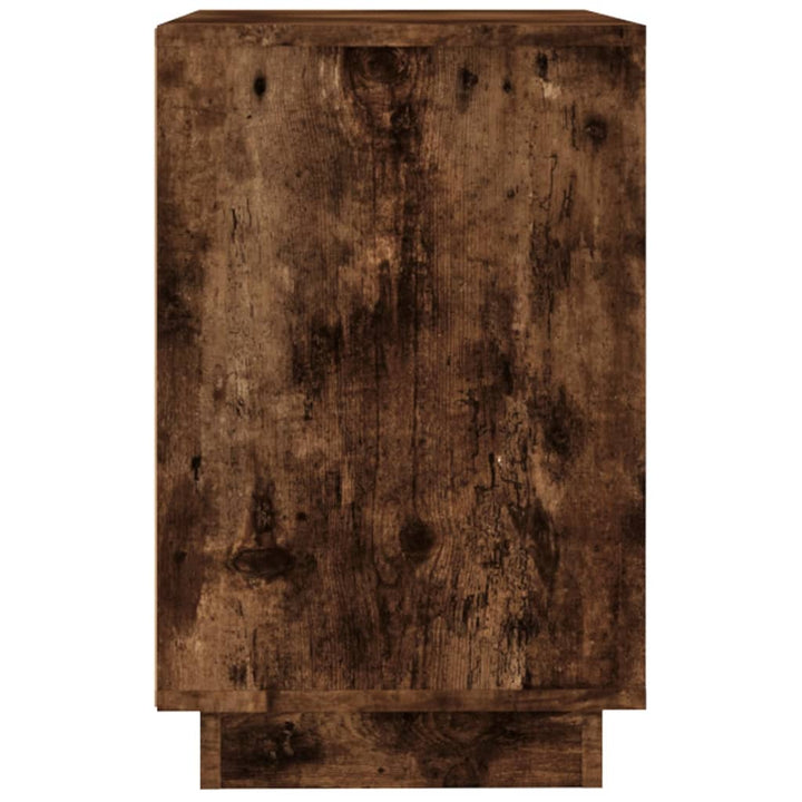 skænk 102x35x60 cm konstrueret træ røget egetræsfarve