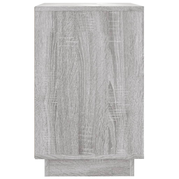 skænk 102x35x60 cm konstrueret træ grå sonoma-eg