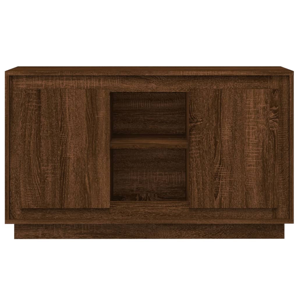 skænk 102x35x60 cm konstrueret træ brun egetræsfarve