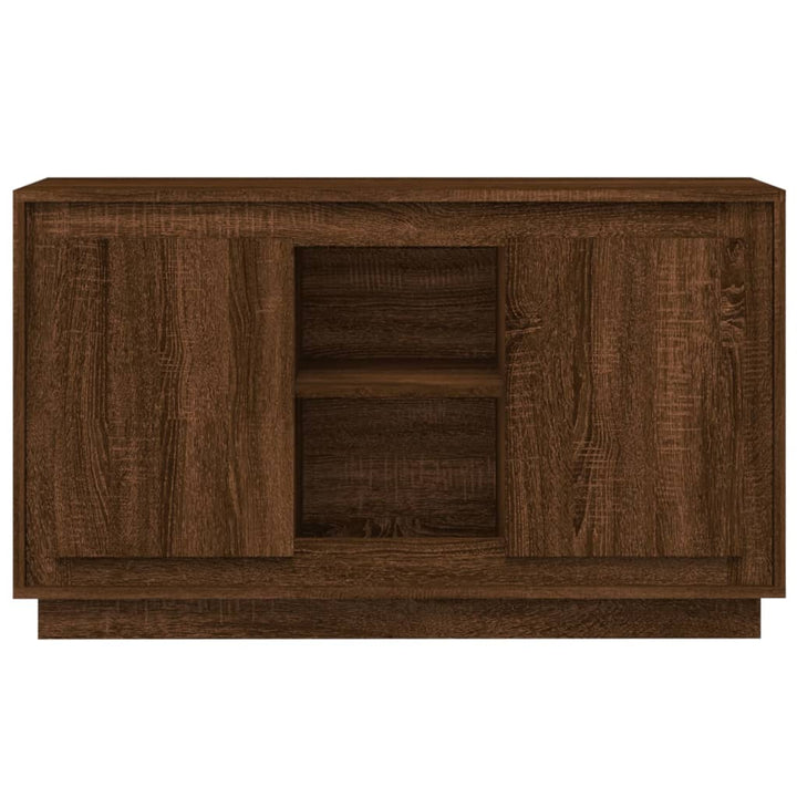 skænk 102x35x60 cm konstrueret træ brun egetræsfarve