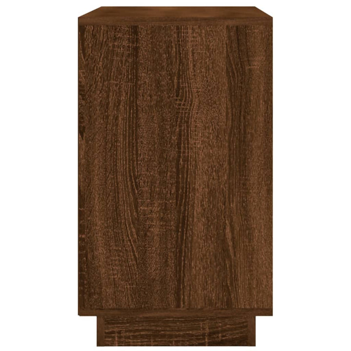 skænk 102x35x60 cm konstrueret træ brun egetræsfarve