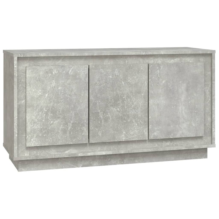 skænk 102x35x55 cm konstrueret træ betongrå