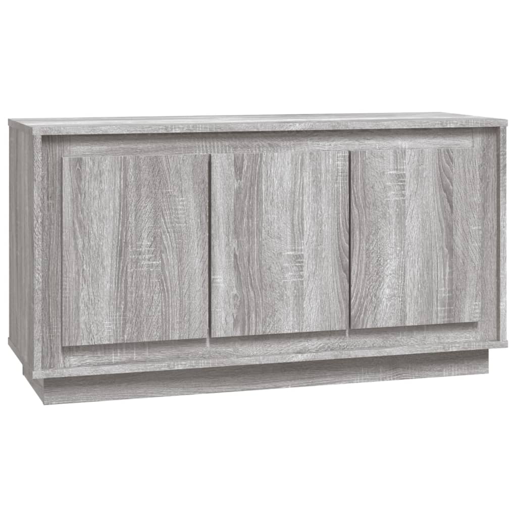 skænk 102x35x55 cm konstrueret træ grå sonoma-eg