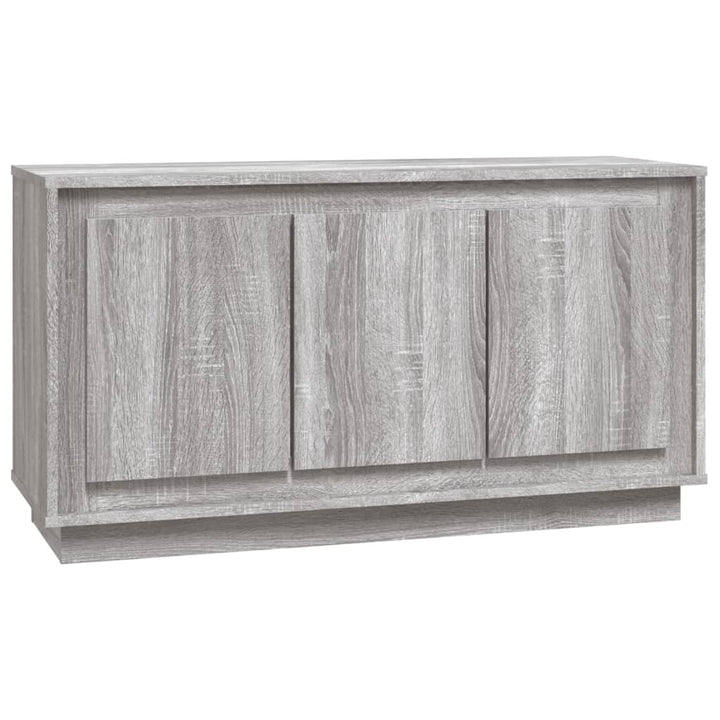 skænk 102x35x55 cm konstrueret træ grå sonoma-eg