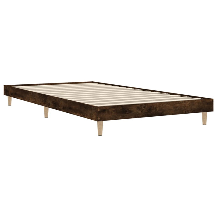 sengeramme 100x200 cm uden madras konstrueret træ røget eg
