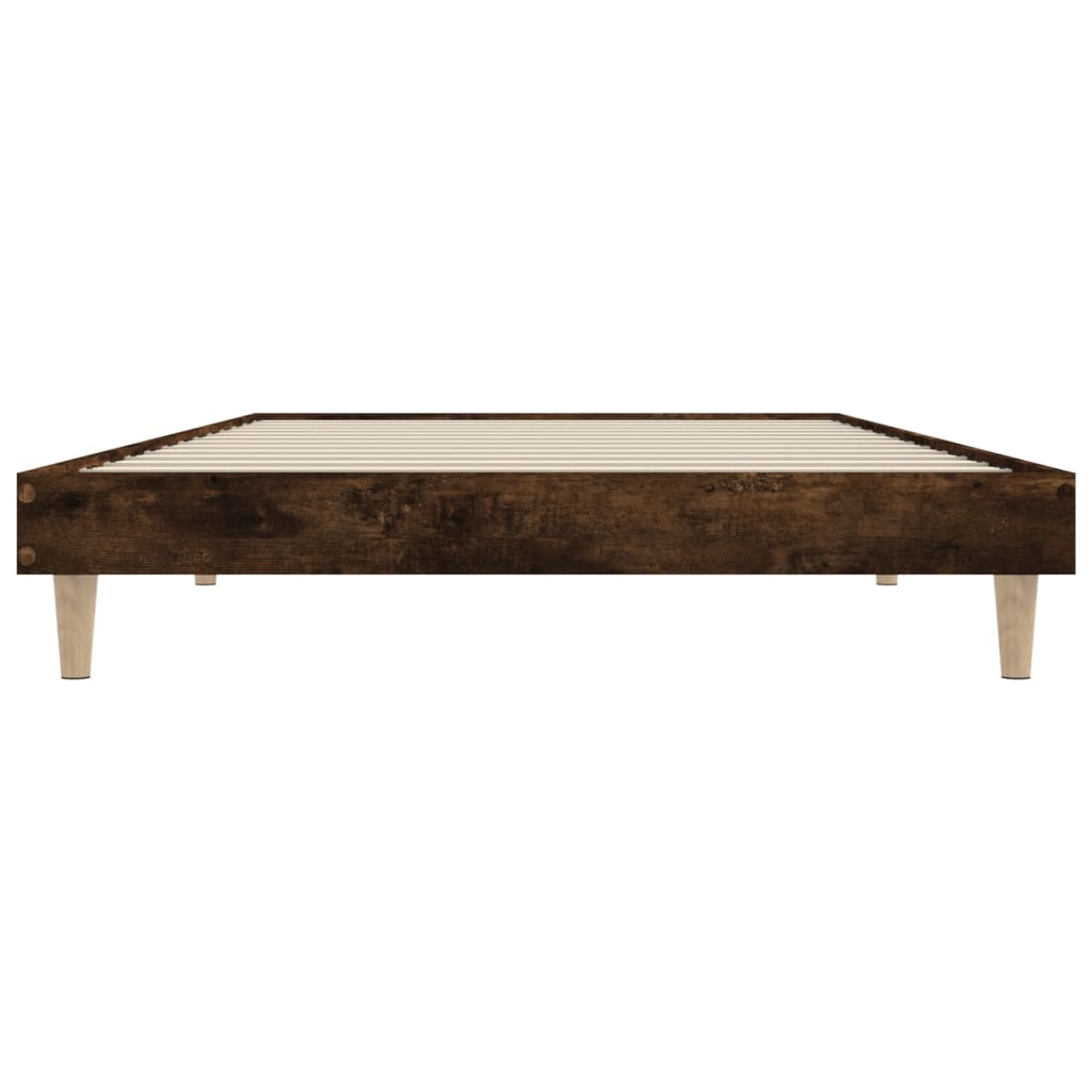 sengeramme 100x200 cm uden madras konstrueret træ røget eg