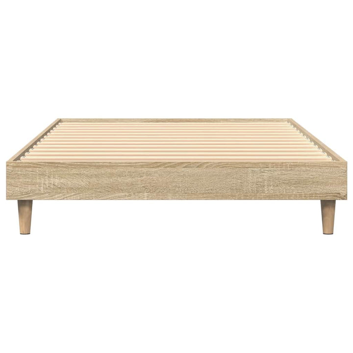 sengeramme 75x190 cm uden madras konstrueret træ sonoma-eg