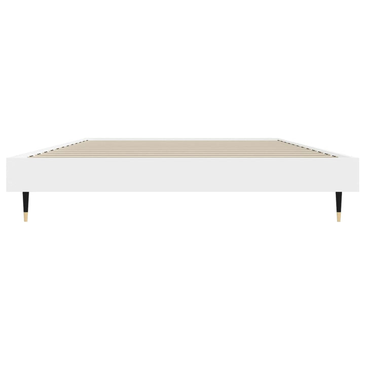 sengeramme 90x200 cm konstrueret træ hvid
