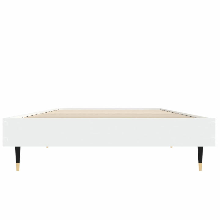 sengeramme 75x190 cm konstrueret træ hvid