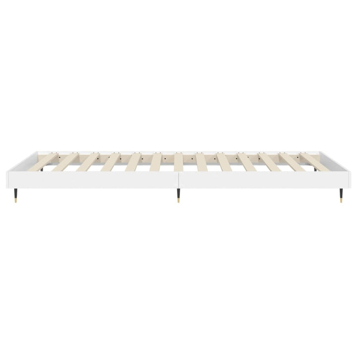 sengeramme 75x190 cm konstrueret træ hvid