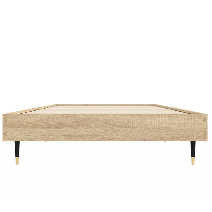 sengeramme 75x190 cm uden madras konstrueret træ sonoma-eg