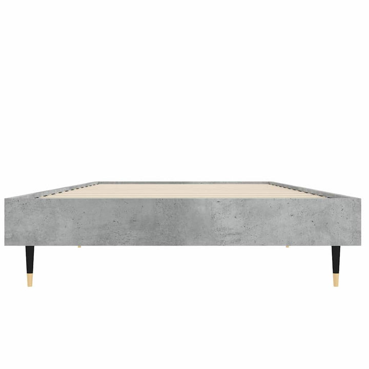 sengeramme 75x190 cm konstrueret træ betongrå