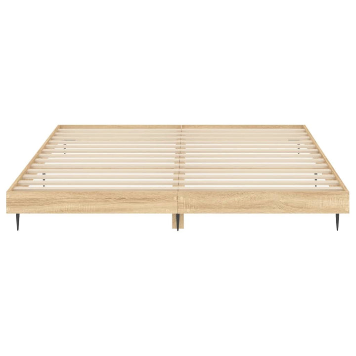 sengestel uden madras 180x200 cm konstrueret træ sonoma-eg