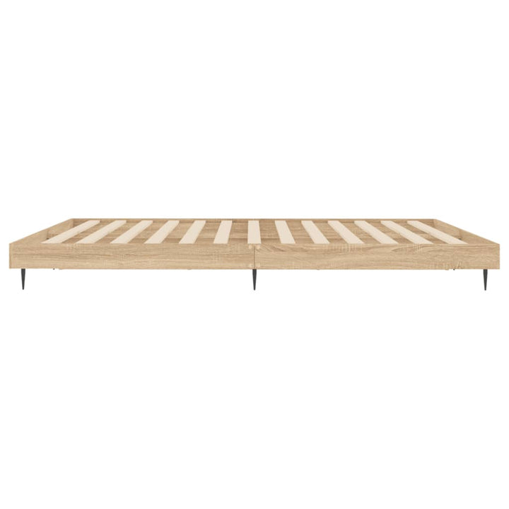 sengestel uden madras 180x200 cm konstrueret træ sonoma-eg