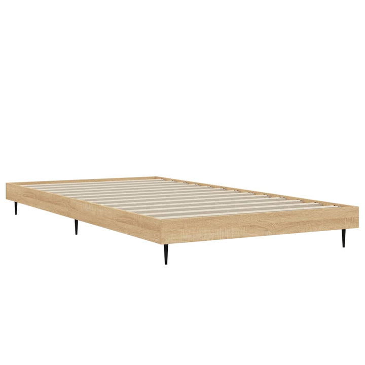 sengeramme 100x200 cm uden madras konstrueret træ sonoma-eg
