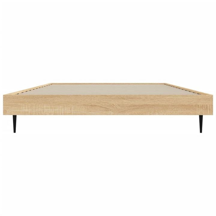 sengeramme 100x200 cm uden madras konstrueret træ sonoma-eg