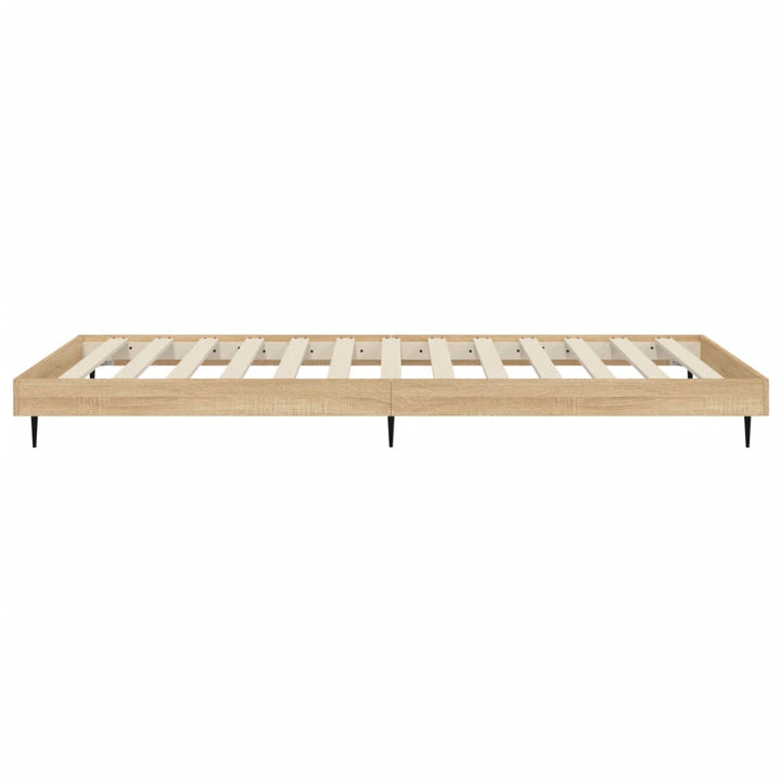 sengeramme 100x200 cm uden madras konstrueret træ sonoma-eg