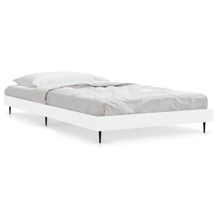 sengeramme 90x200 cm konstrueret træ hvid