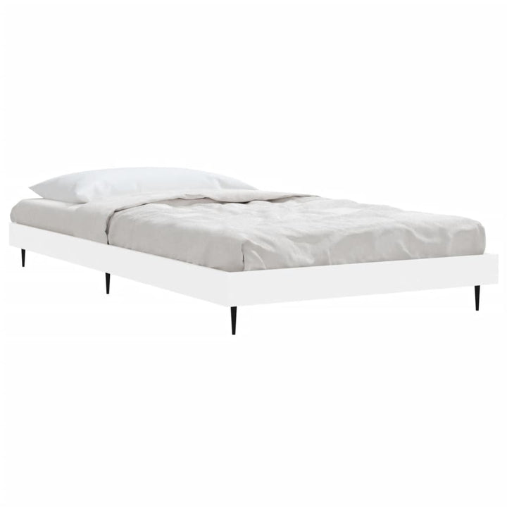 sengeramme 90x200 cm konstrueret træ hvid