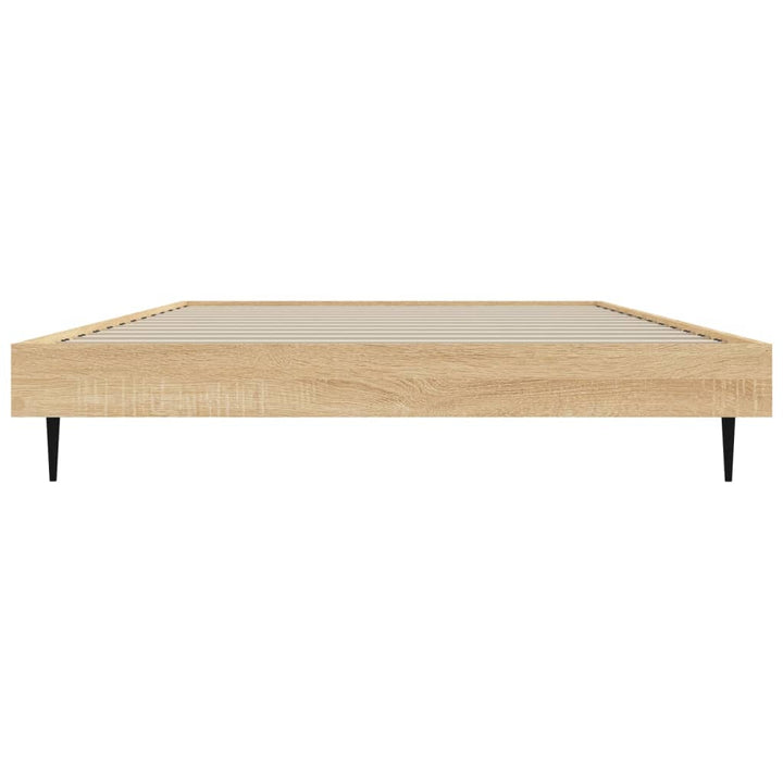 sengeramme 90x200 cm uden madras konstrueret træ sonoma-eg