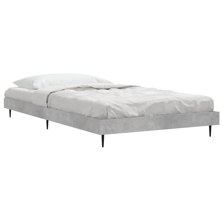 sengeramme 90x200 cm konstrueret træ betongrå