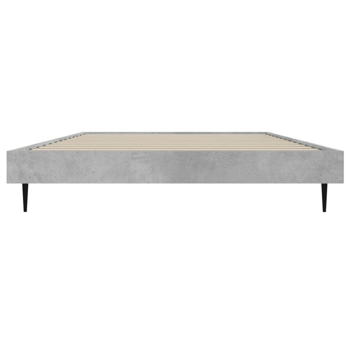 sengeramme 90x200 cm konstrueret træ betongrå
