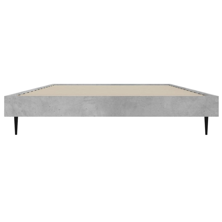 sengeramme 90x190 cm konstrueret træ betongrå