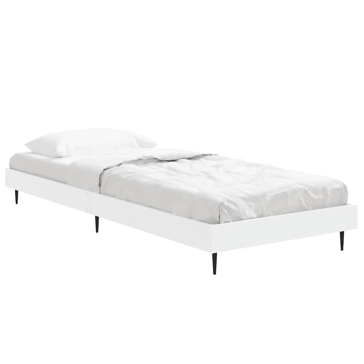 sengeramme 75x190 cm konstrueret træ hvid