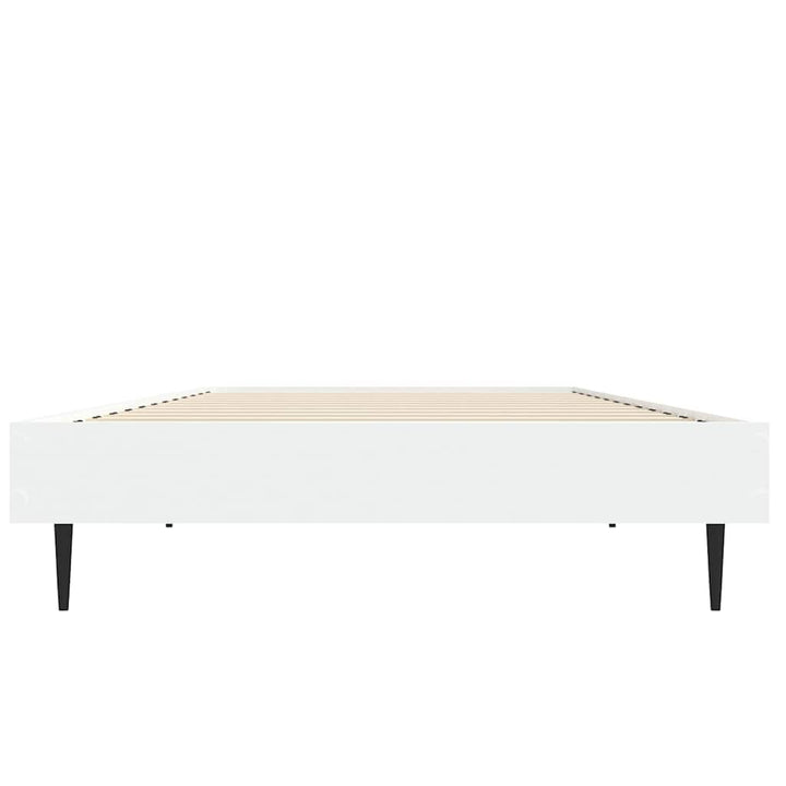 sengeramme 75x190 cm konstrueret træ hvid
