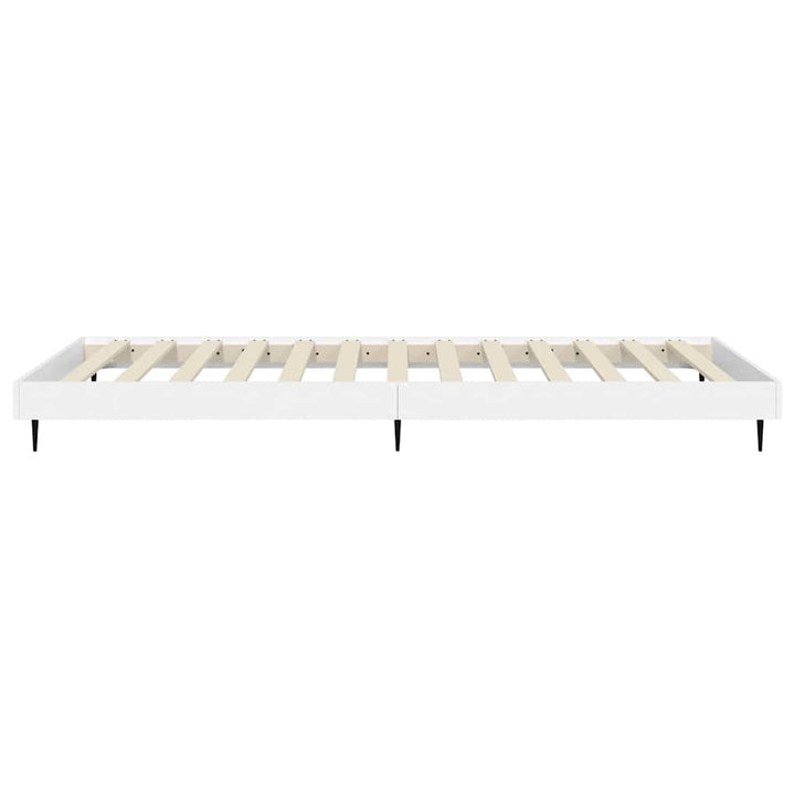 sengeramme 75x190 cm konstrueret træ hvid