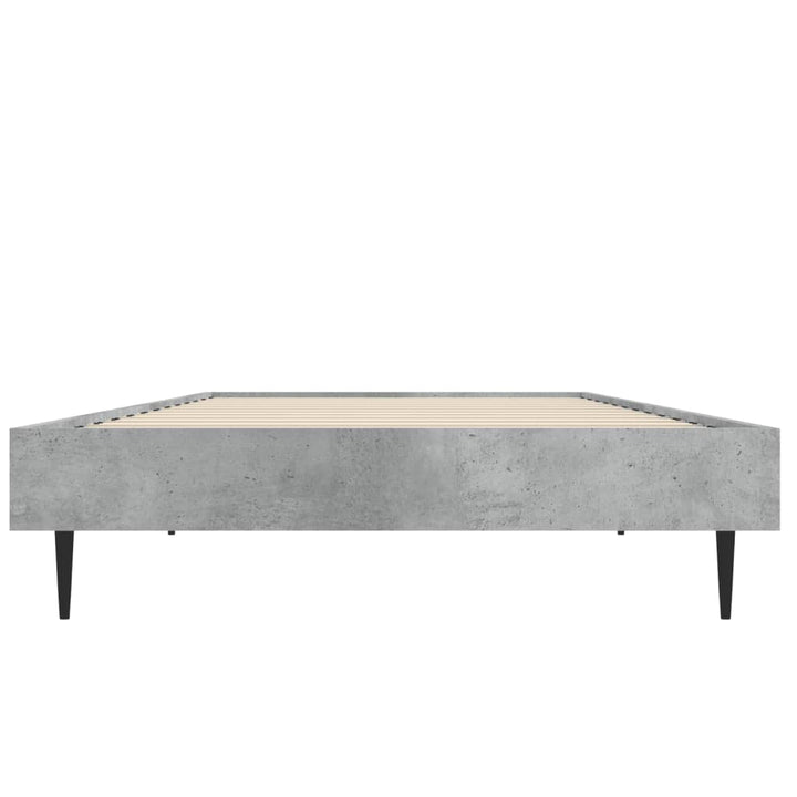 sengeramme 75x190 cm konstrueret træ betongrå