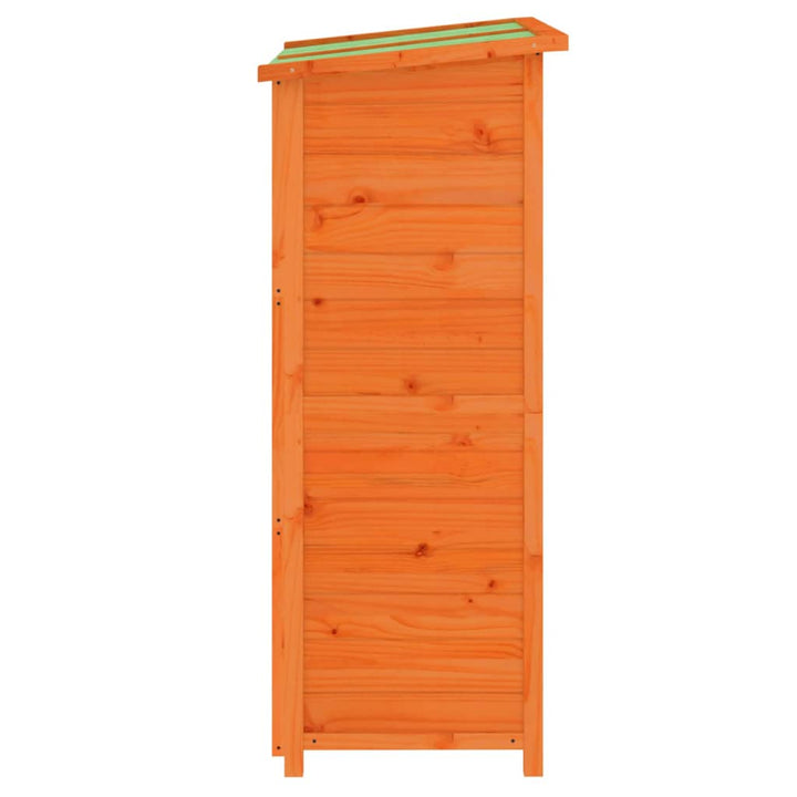 redskabsskur til haven 83x57x140 cm massivt fyrretræ