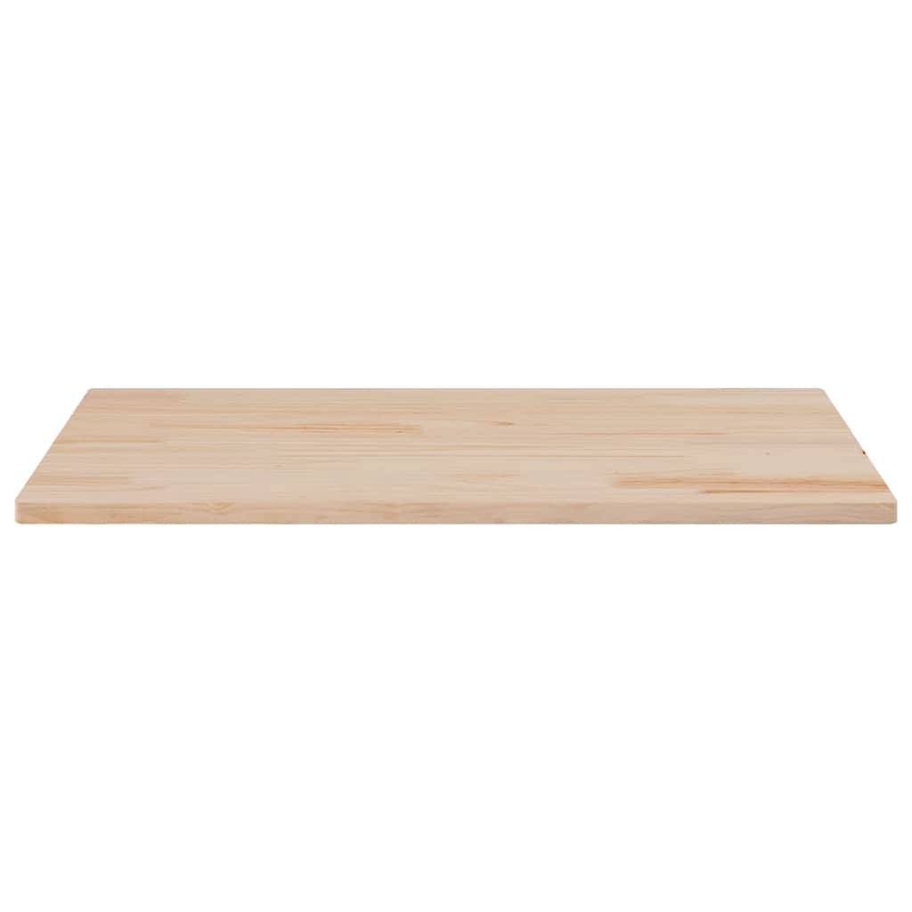 bordplade 100x50x2,5 cm rektangulær massivt fyrretræ