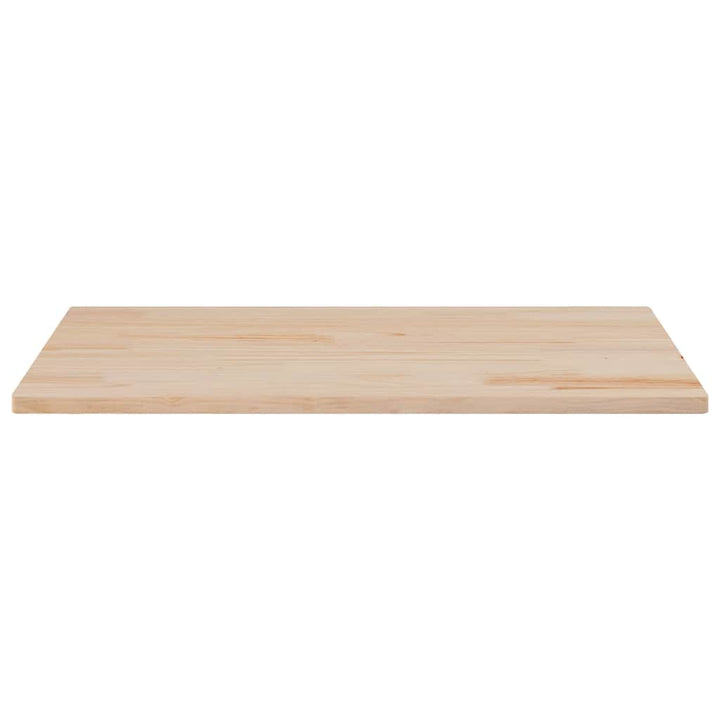 bordplade 100x50x2,5 cm rektangulær massivt fyrretræ