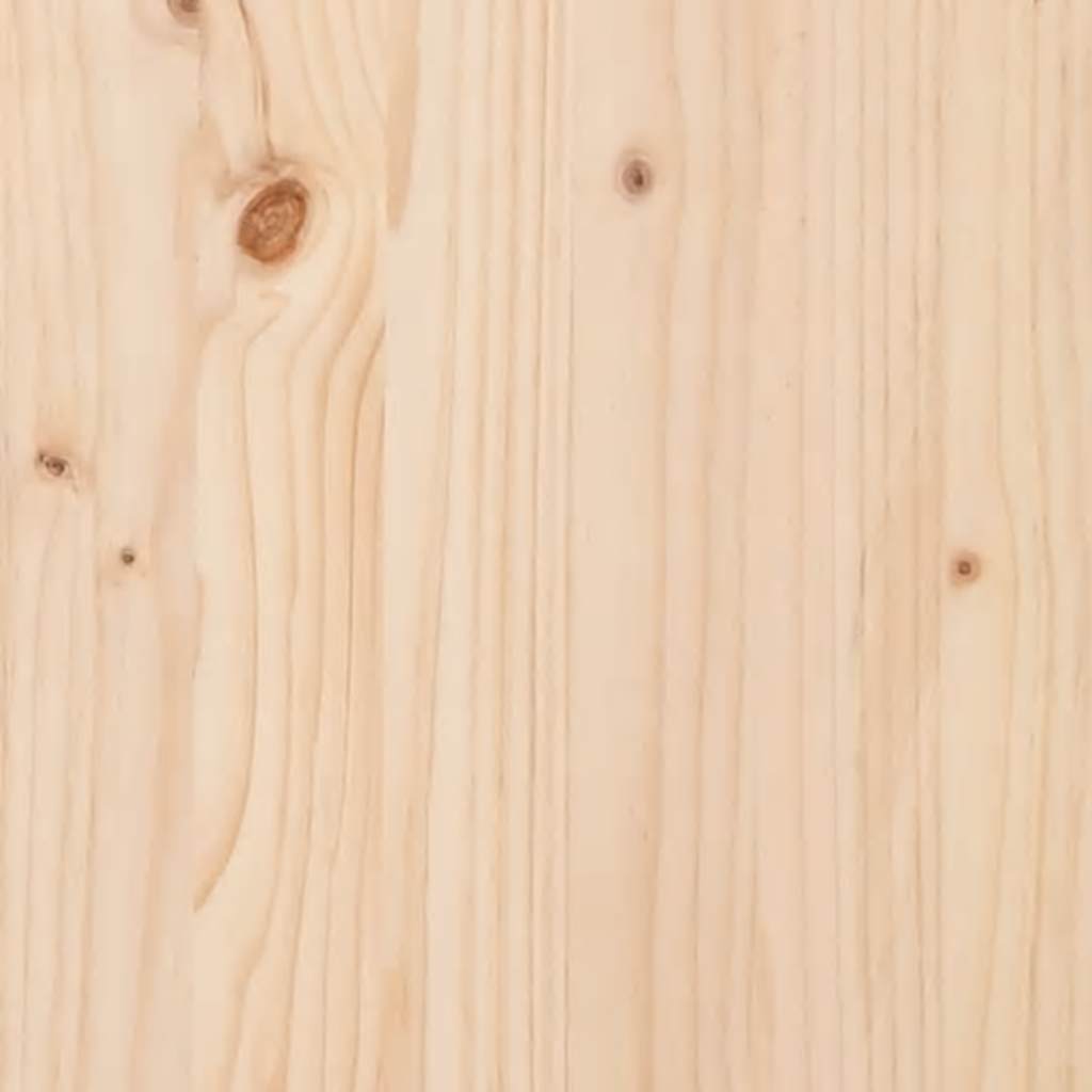 bordplade 100x50x2,5 cm rektangulær massivt fyrretræ