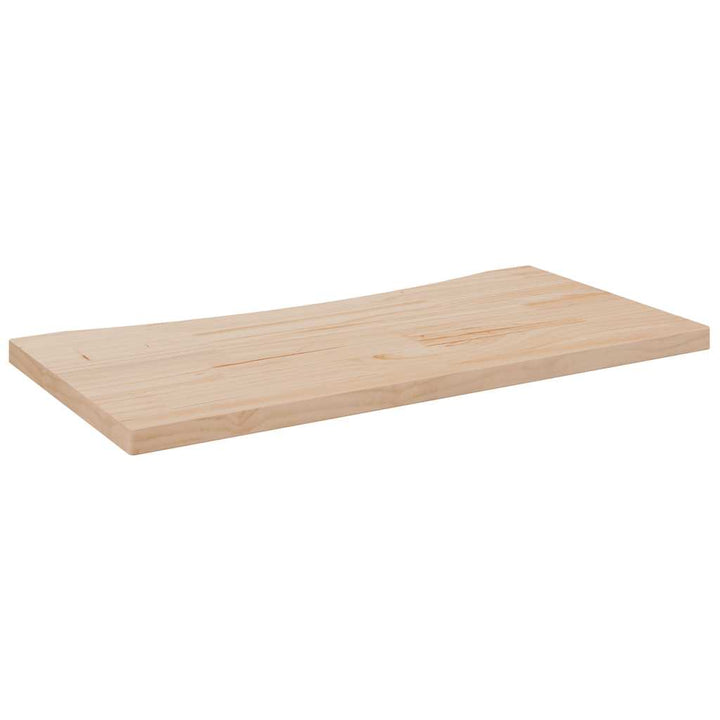 skrivebordsplade 80x40x2,5 cm massivt fyrretræ