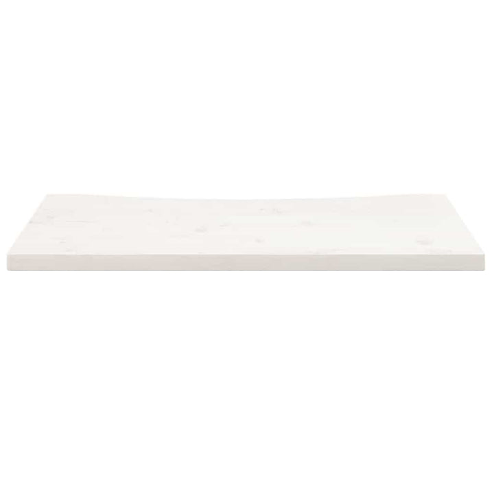 skrivebordsplade 80x40x2,5 cm massivt fyrretræ hvid