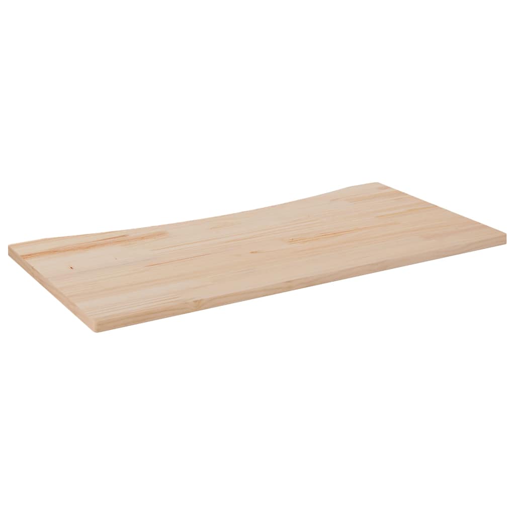 skrivebordsplade 110x55x2,5 cm massivt fyrretræ