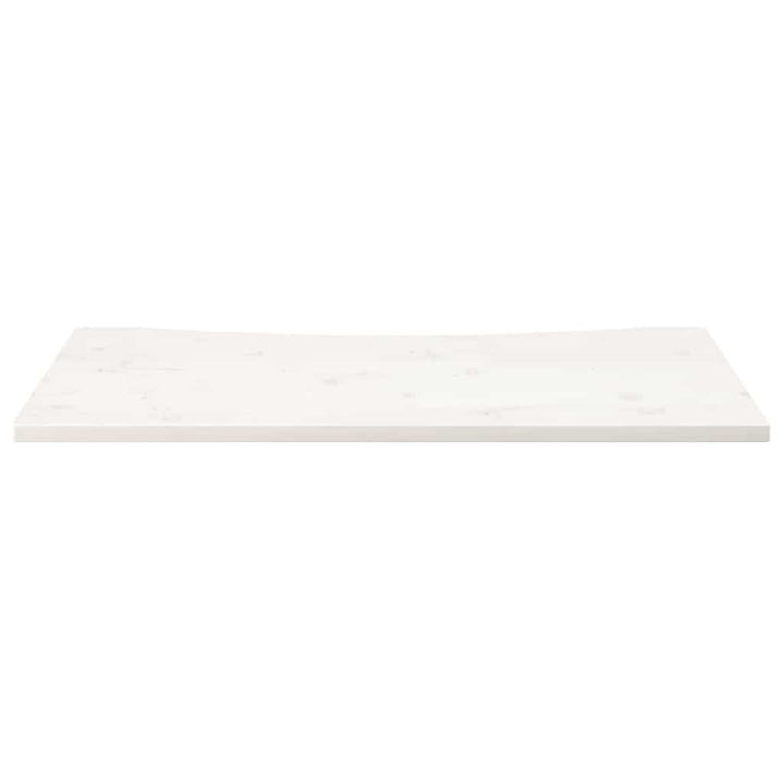 skrivebordsplade 110x60x2,5 cm massivt fyrretræ hvid