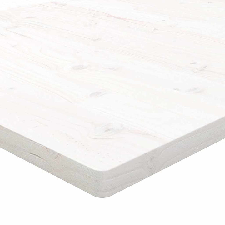 skrivebordsplade 110x60x2,5 cm massivt fyrretræ hvid