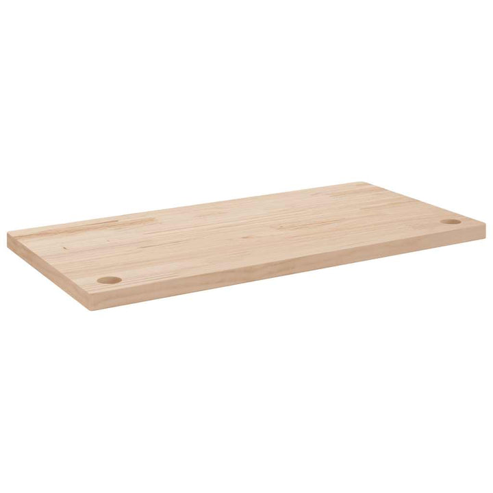skrivebordsplade 80x40x2,5 cm massivt fyrretræ