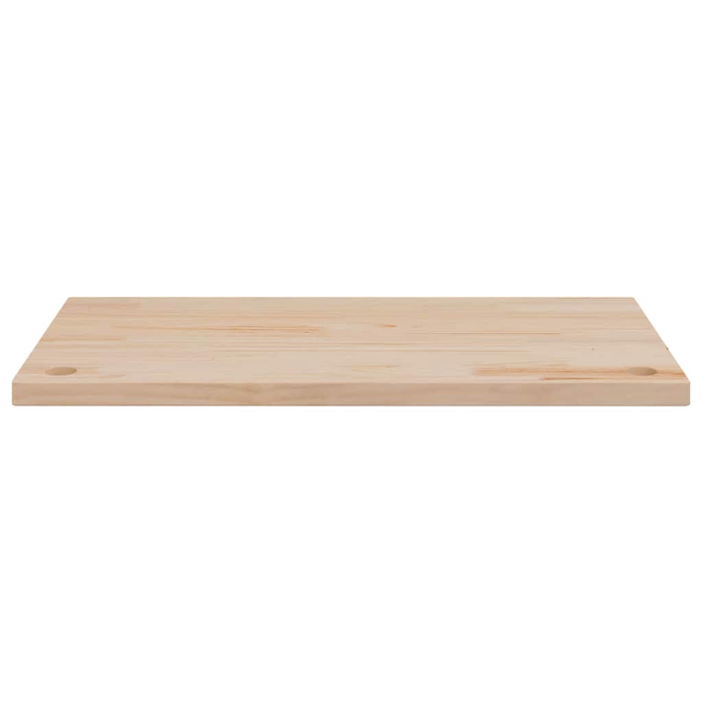 skrivebordsplade 80x40x2,5 cm massivt fyrretræ