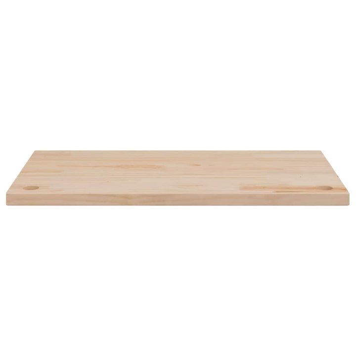 skrivebordsplade 80x40x2,5 cm massivt fyrretræ