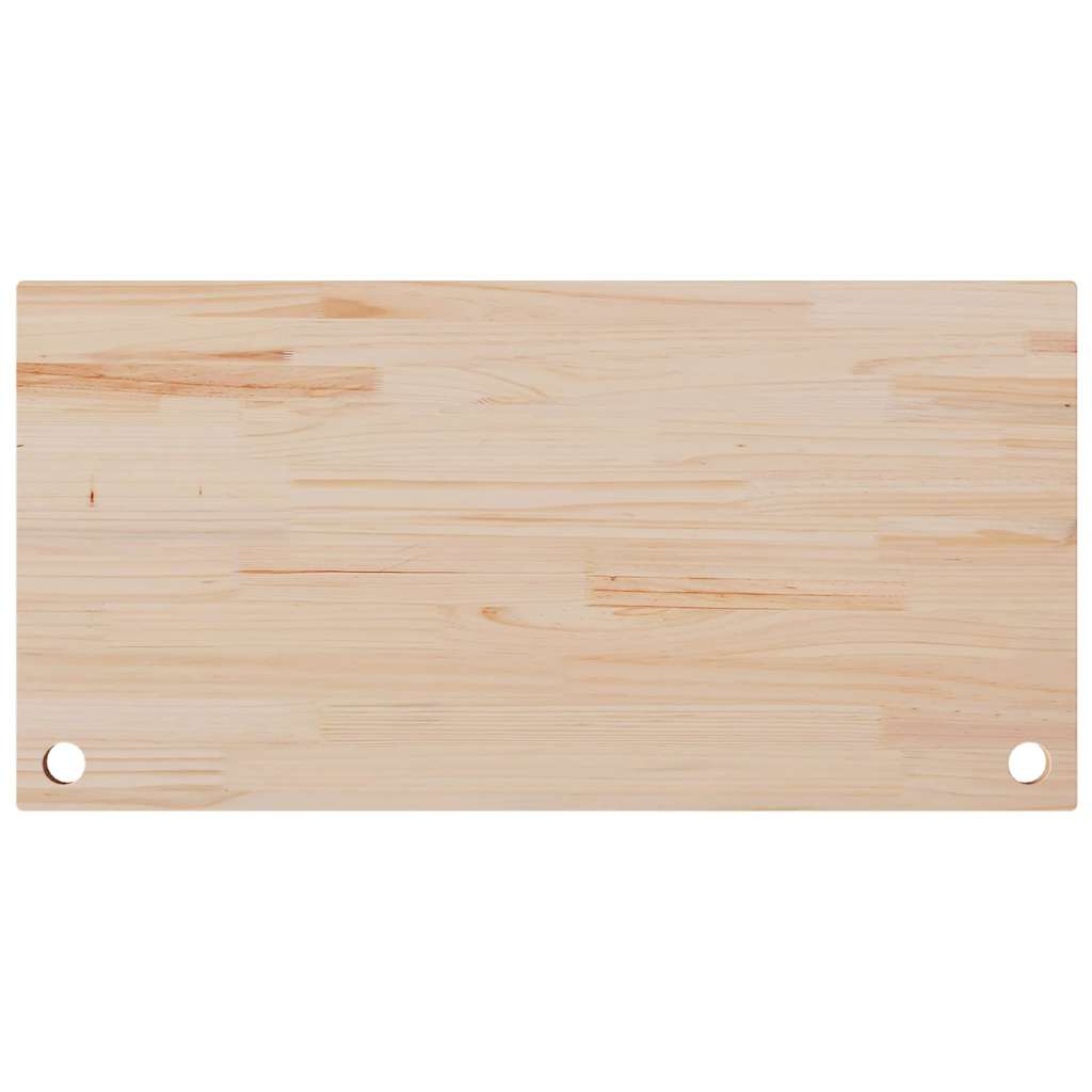 skrivebordsplade 110x55x2,5 cm massivt fyrretræ