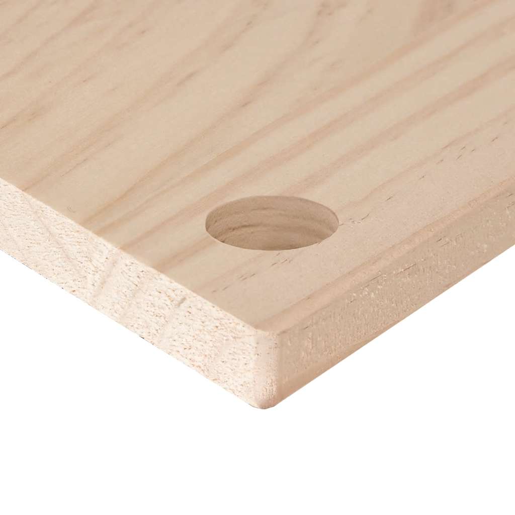 skrivebordsplade 110x55x2,5 cm massivt fyrretræ
