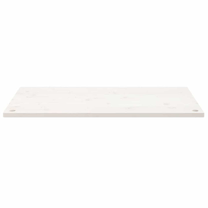 skrivebordsplade 110x60x2,5 cm massivt fyrretræ hvid