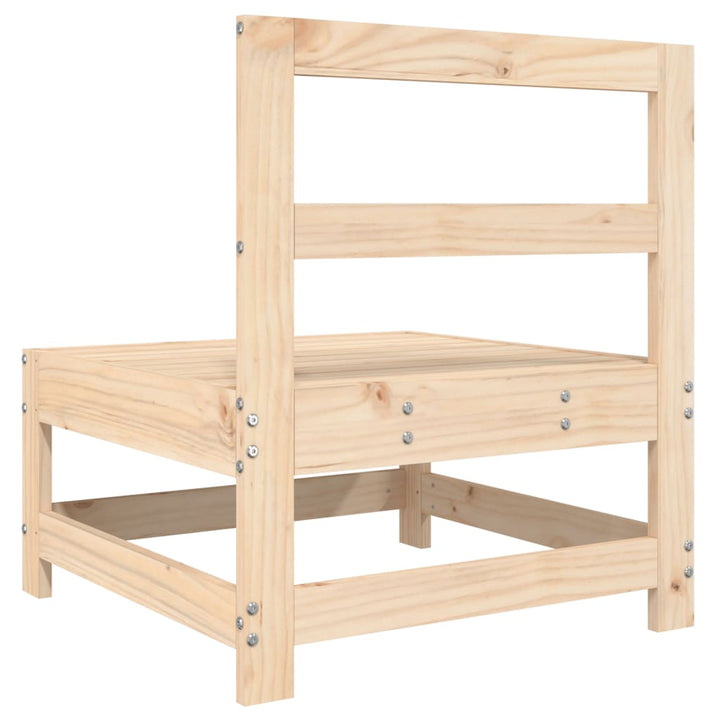 midtermodul til havesofa massivt fyrretræ