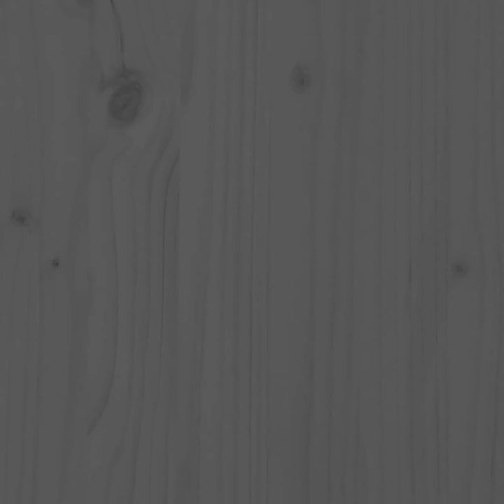 hjørnemodul til havesofa massivt fyrretræ grå